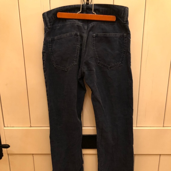 Blue corduroy pants. - Picture 2 of 2